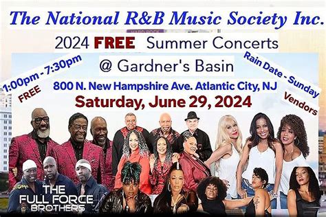 2024 Free Summer Concerts at Gardner's Basin » NJ CRDA.